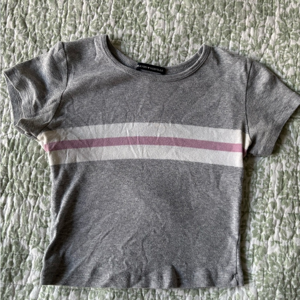 Brandy Melville Cropped Baby Tee